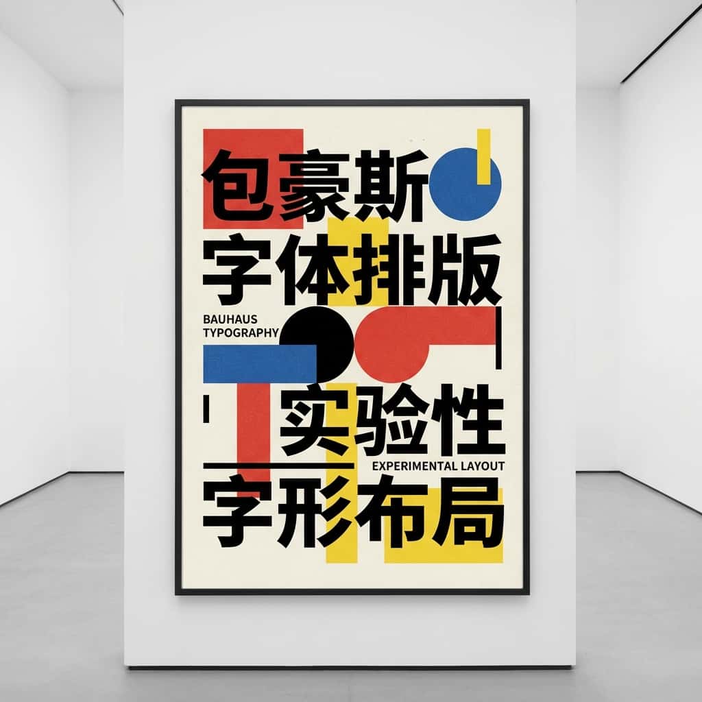 包豪斯字体排版